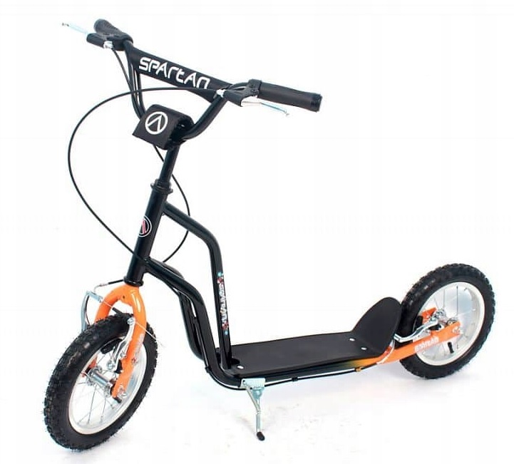 Kolobežka SPARTAN PREMIUM čierno-oranžová